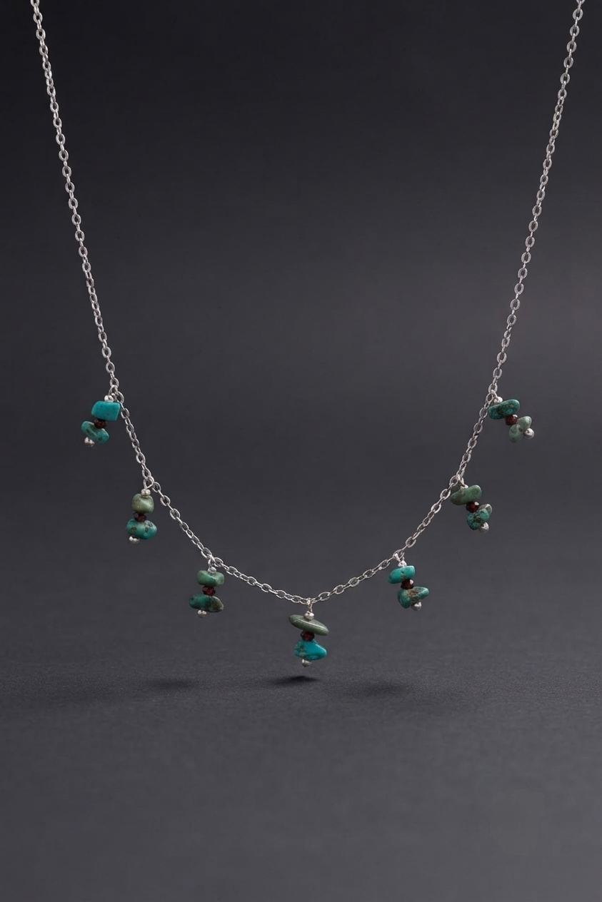 Capri Turquoise Drop Necklace