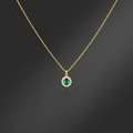 Halo Drop Necklace