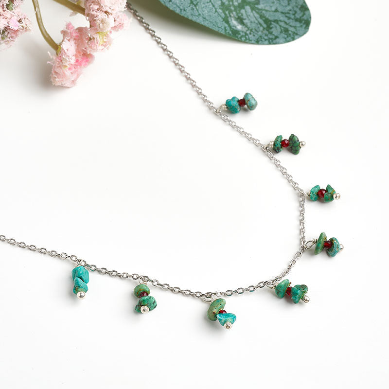 Capri Turquoise Drop Necklace