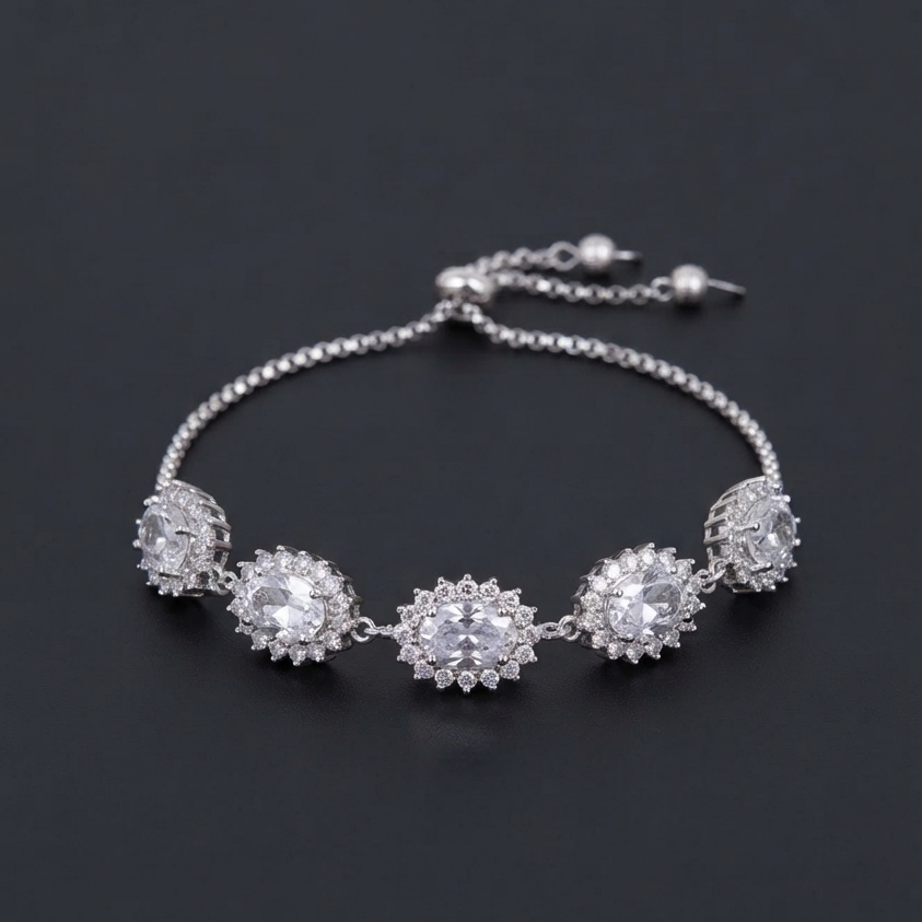 Cluster Bolo Bracelet