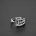 Facet Zircon Ring