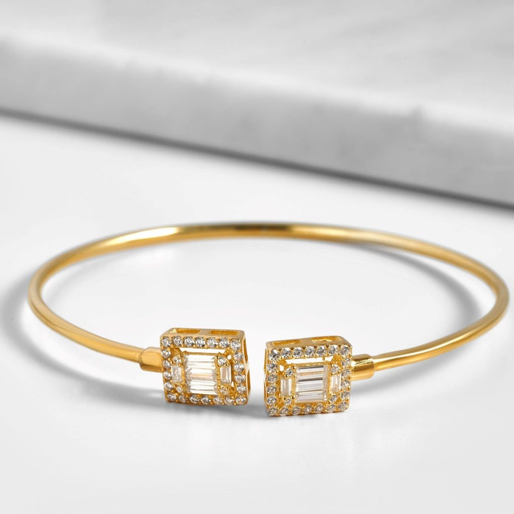 Baguette Gold Bangle