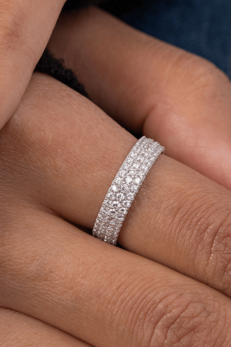 Halo Zircon Ring