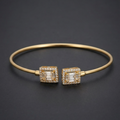 Baguette Gold Bangle