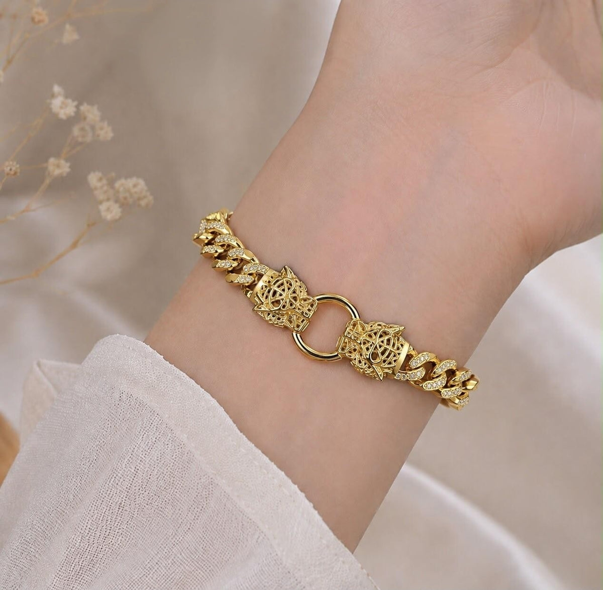 Wild Gold Bangle