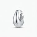 Silver Line Ear 04 - Sterling Silver Drop Earrings