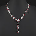 Ruby Zircon Necklace