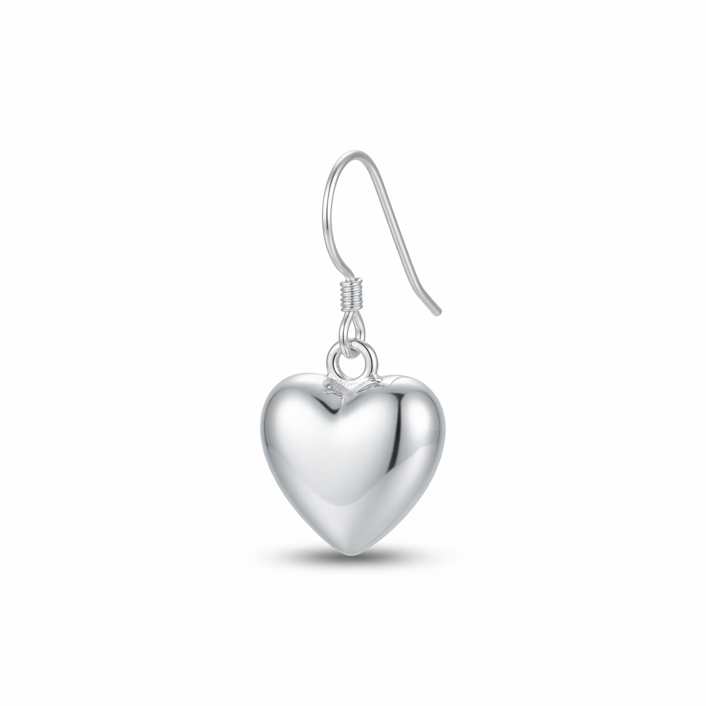 Silver Line Ear 08 - Sterling Silver Drop Earrings