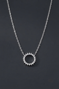Aveline Halo Necklace