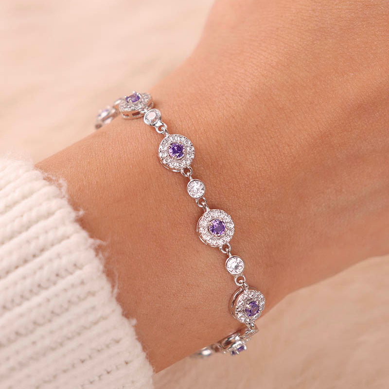 Violet Halo Bracelet