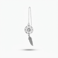 Silver Line Ear 10 - Sterling Silver Drop Earrings