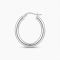 Silver Line Ear 02 - Sterling Silver Drop Earrings