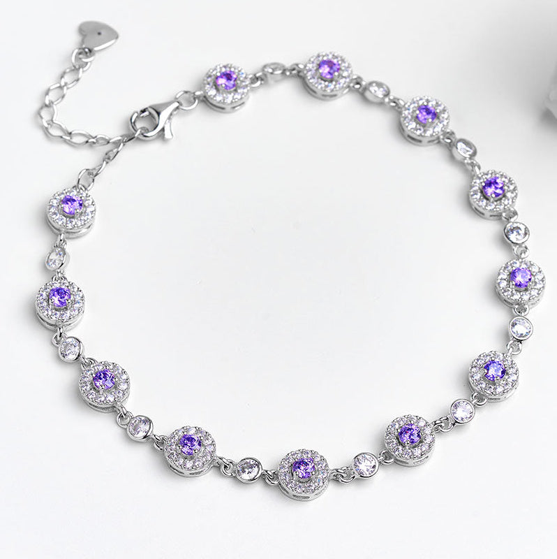 Violet Halo Bracelet